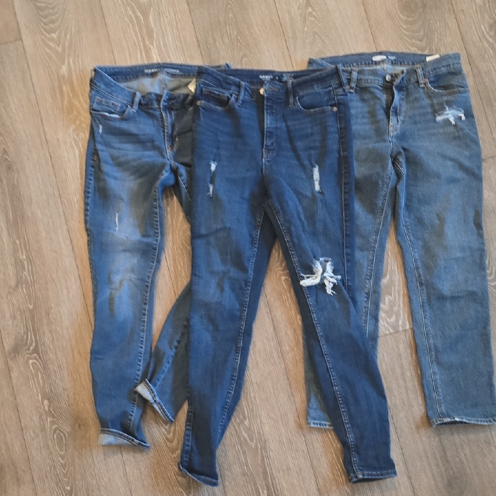 Old Navy Blue Skinny Jeans Classic Fit